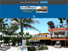 Tablet Screenshot of losthorizonresort.com